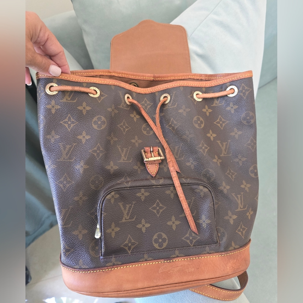 LOUIS VUITTON Montsouris MM Backpack Monogram Canvas - Picture 9 of 17